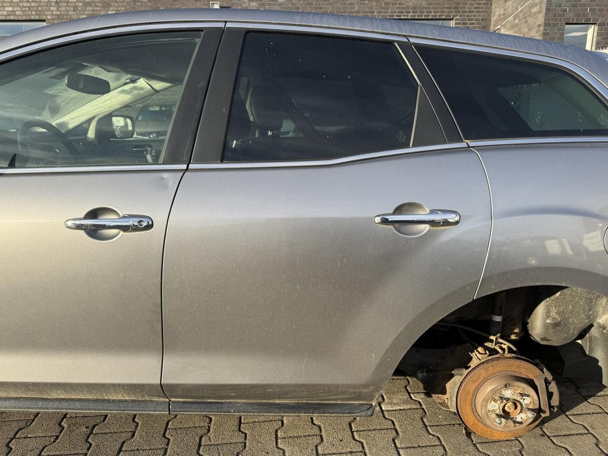 Mazda CX-7 original T&uuml;r hinten links 38P Plutosilber Rohbau Bj.2010
